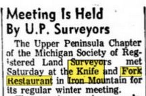 Knife & Fork Restaurant - Jan 1967 Article On Ironwood Location